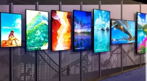 LED lightbox for corporate event branding